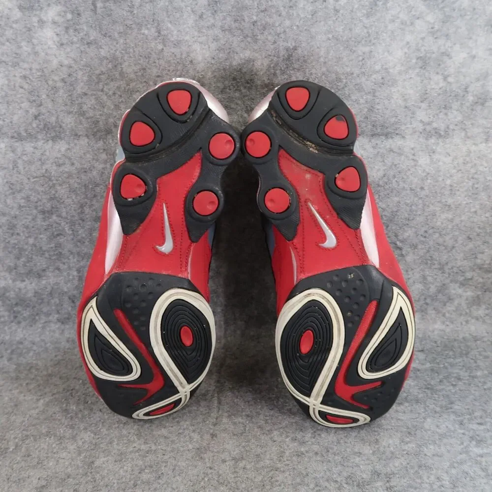 Nike Shoes Womens 8 Athletic Trainers Shox Sneakers Vintage Sport Red Grey Low